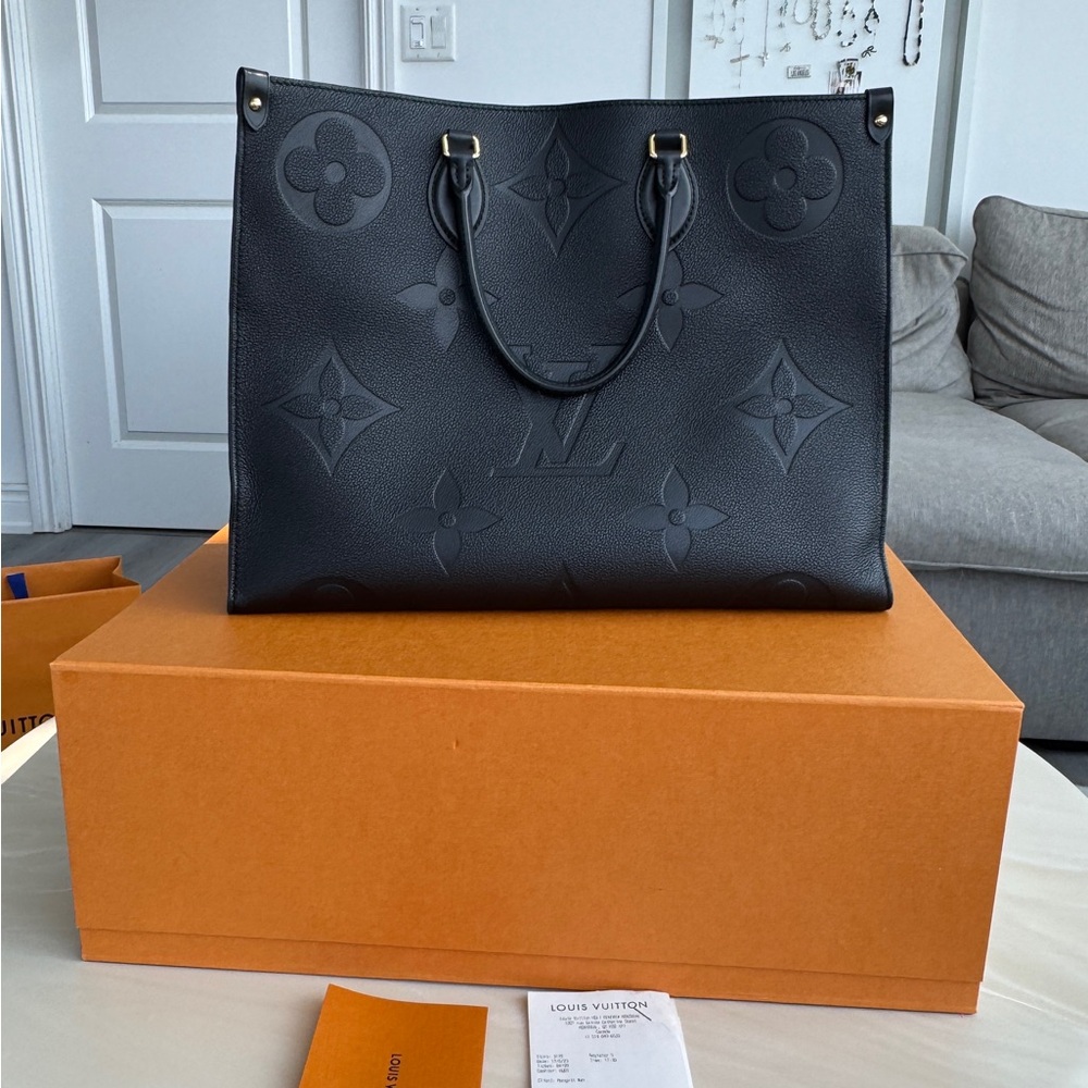 Louis Vuitton OnTheGo GM Black Monogram Tote